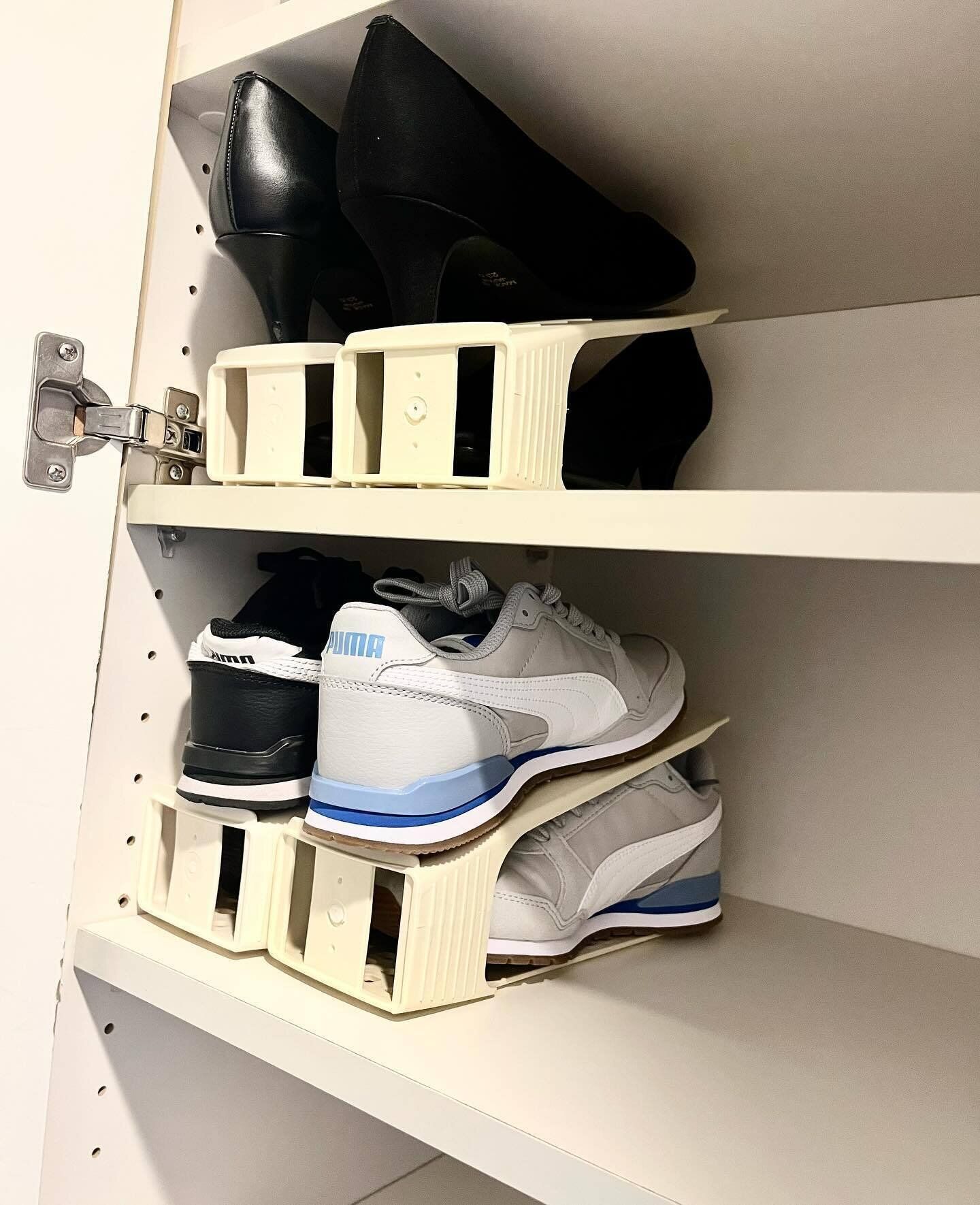 靴箱の収納スペースがUP！「シューズラック」