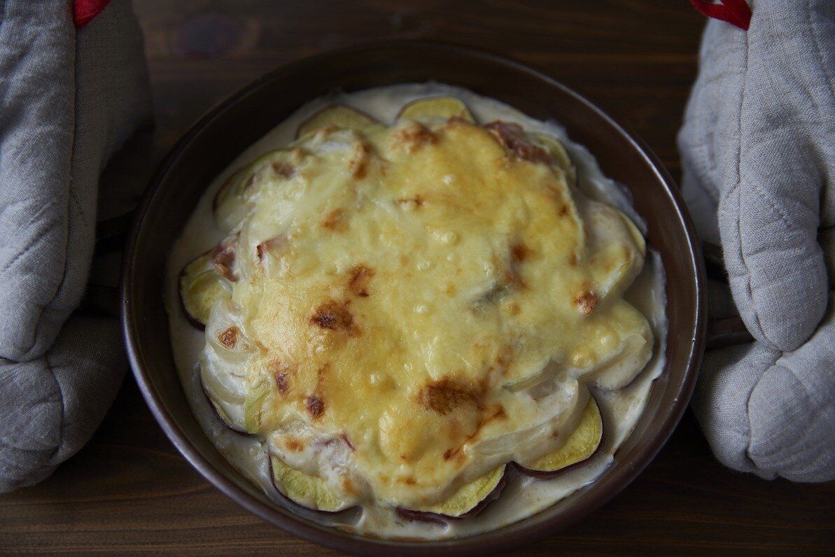 さつまいものグラタン