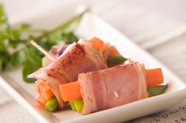 アスパラのベーコン巻き