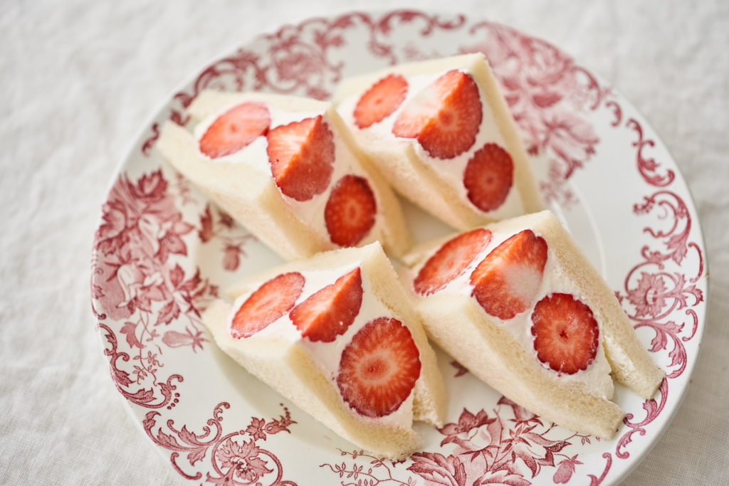 ヨーグルトクリームのフルーツサンド