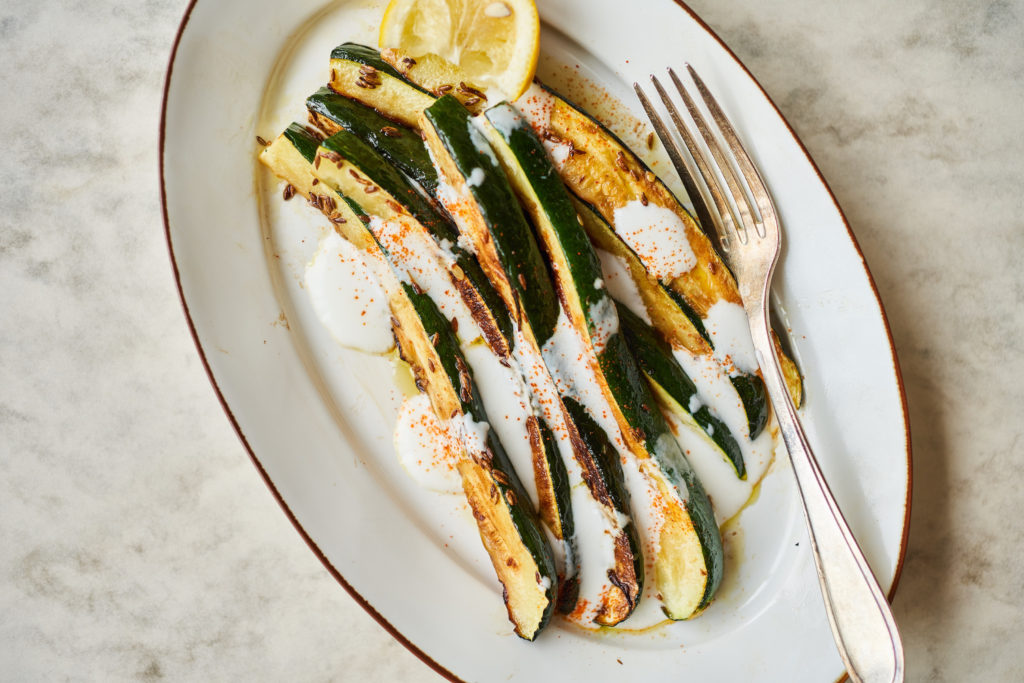 焼きズッキーニのライタ風