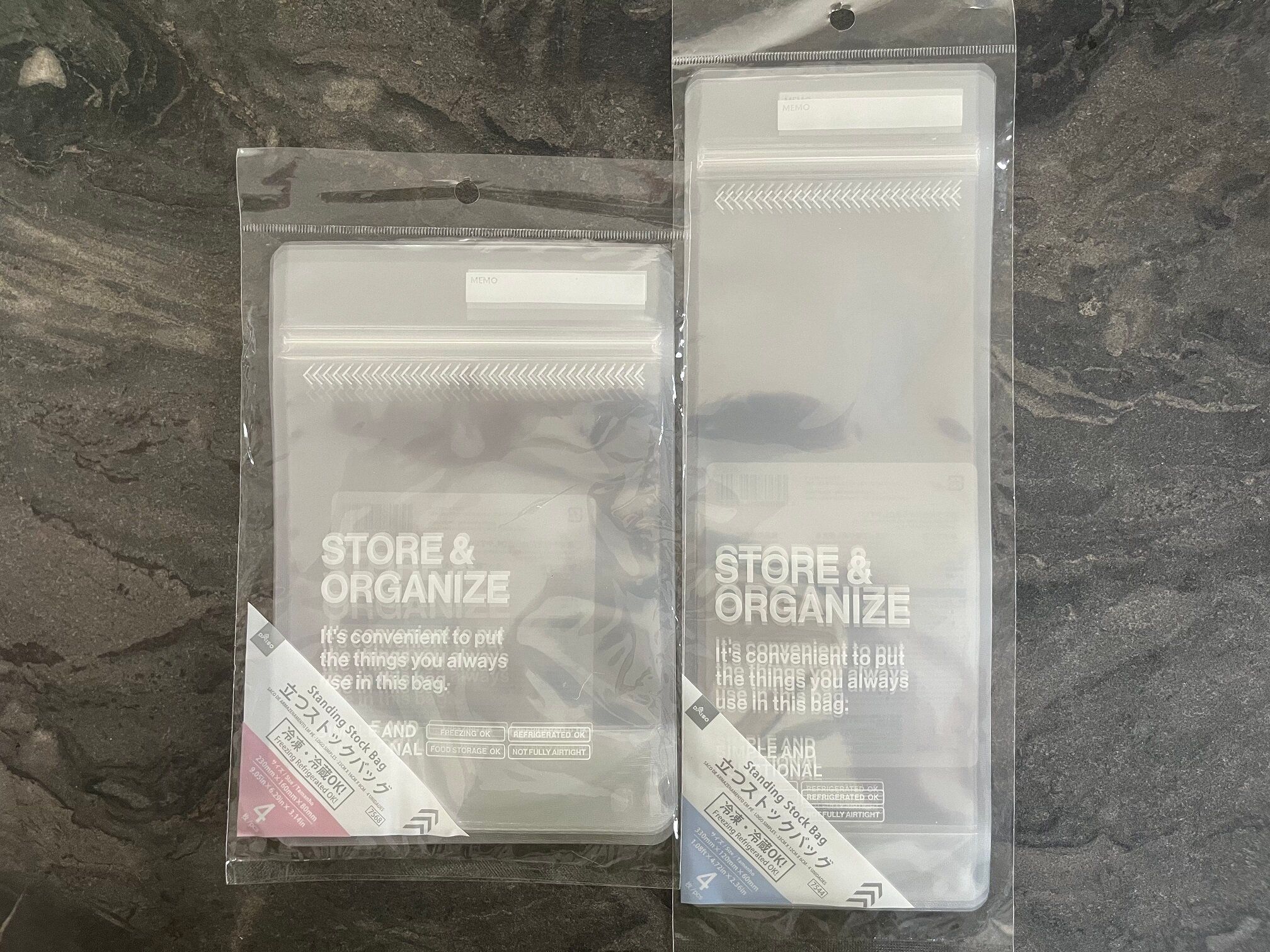 【ダイソー】「立つ」ストックバッグが便利!賢い使い方を整理収納のプロが解説