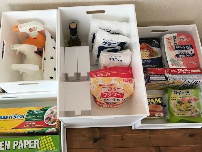 ニトリのインボックスで収納
