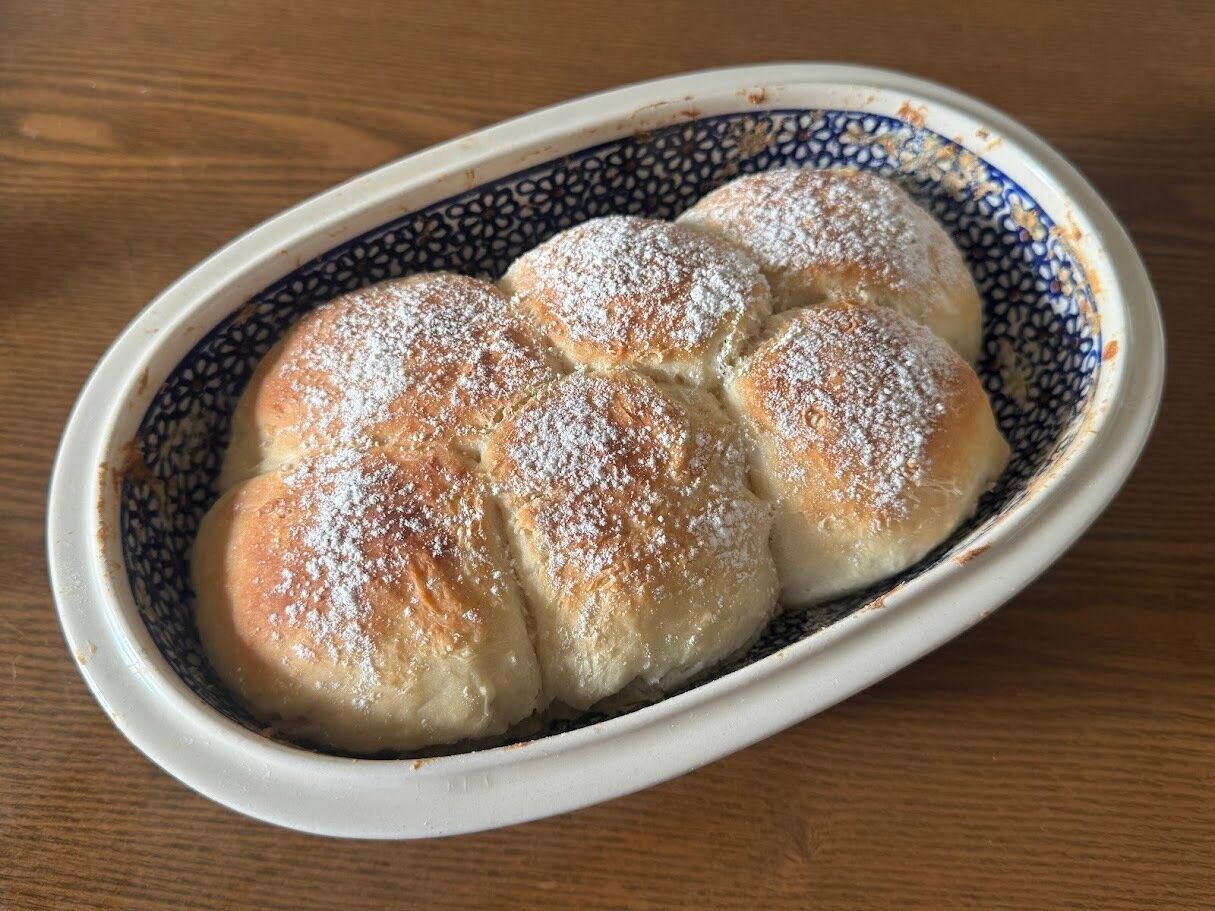 新年に焼いたパン