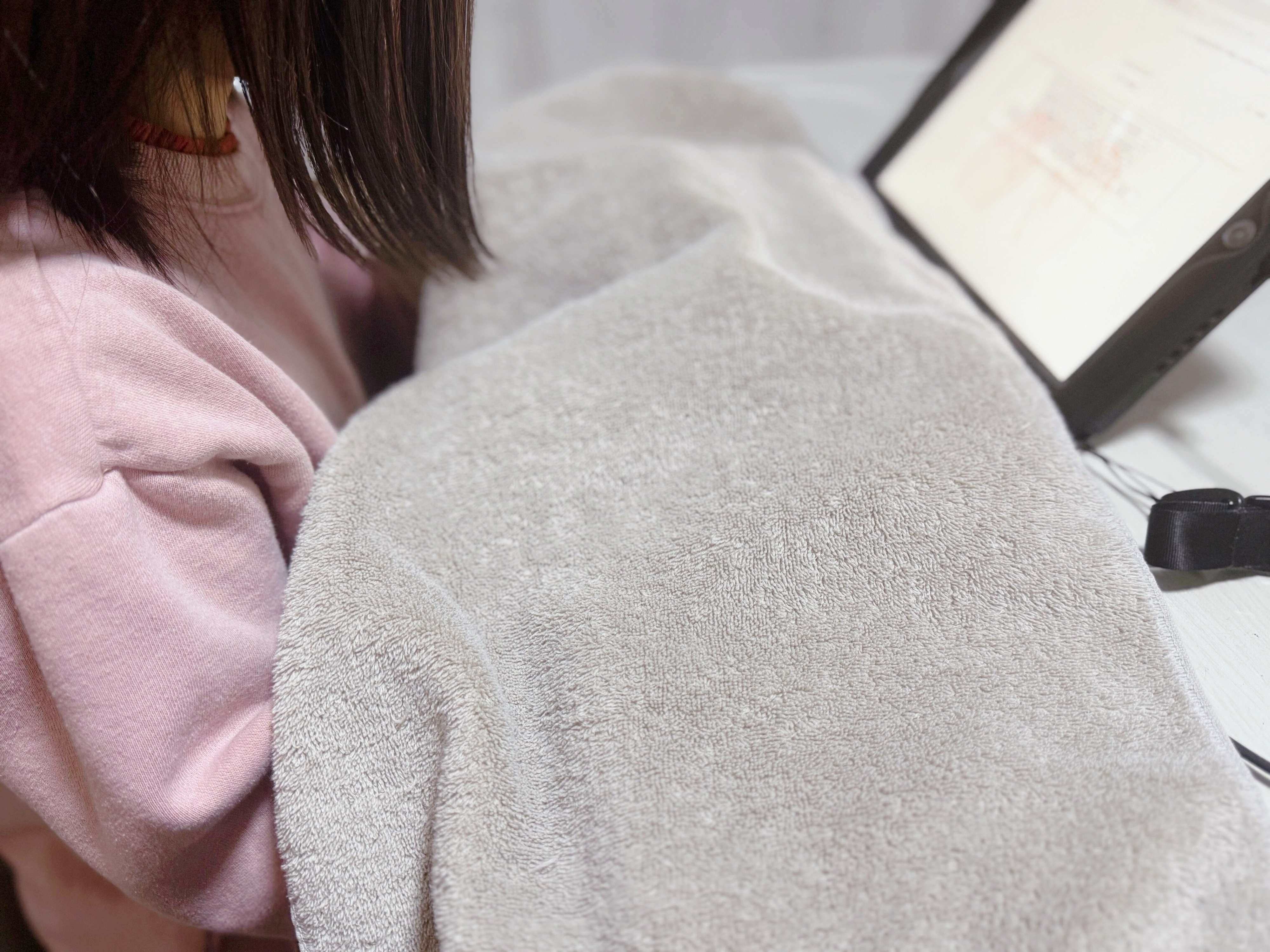 コツは「タオルをかけて反復練習をすること」