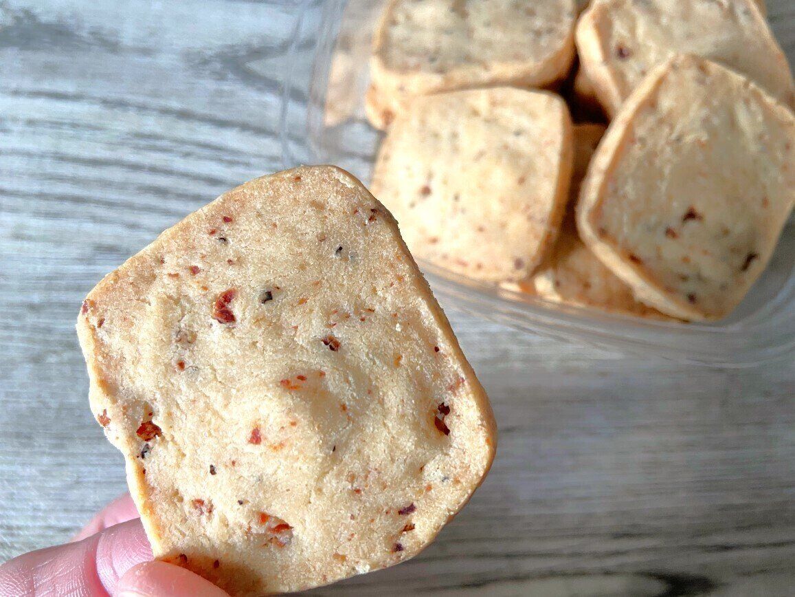 ベーコンの粒入り