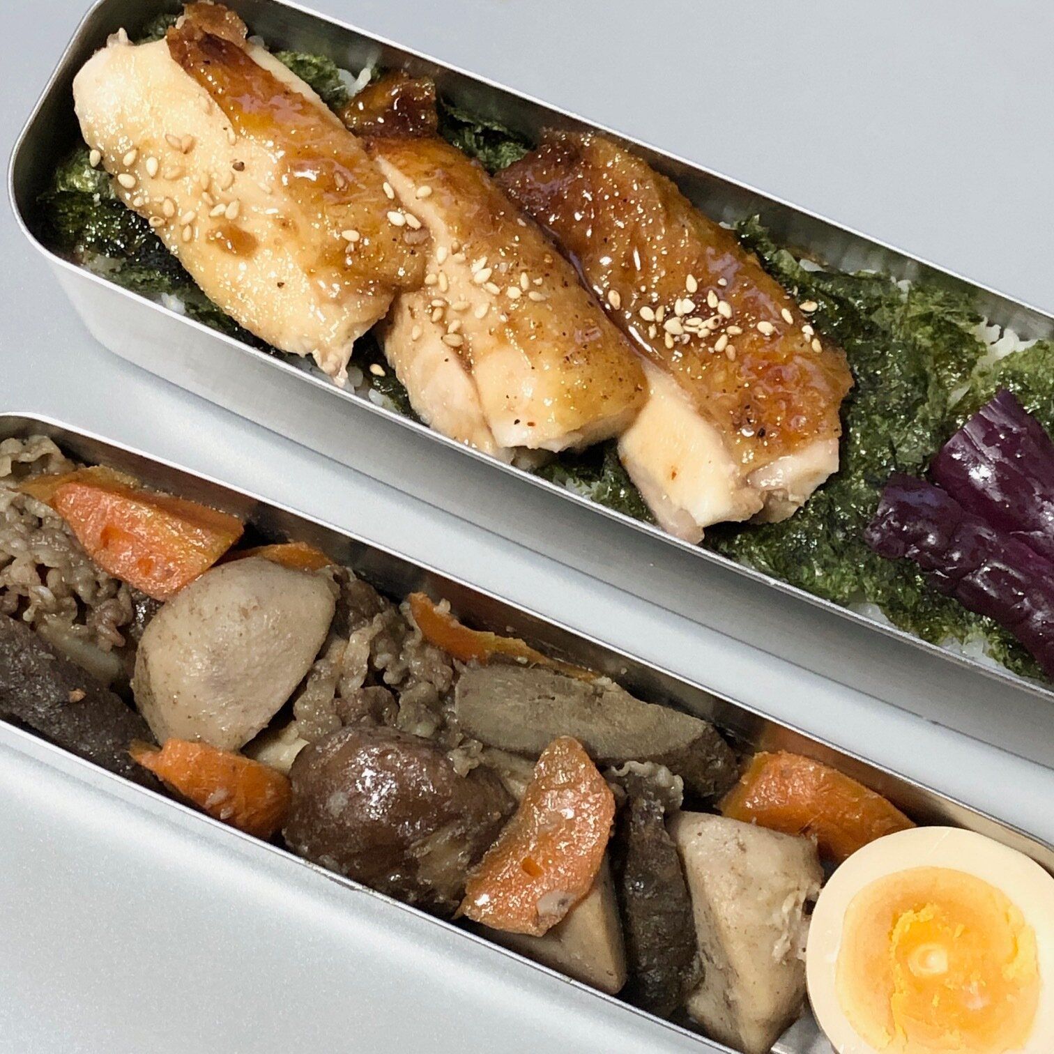 スリム弁当箱で作るお弁当