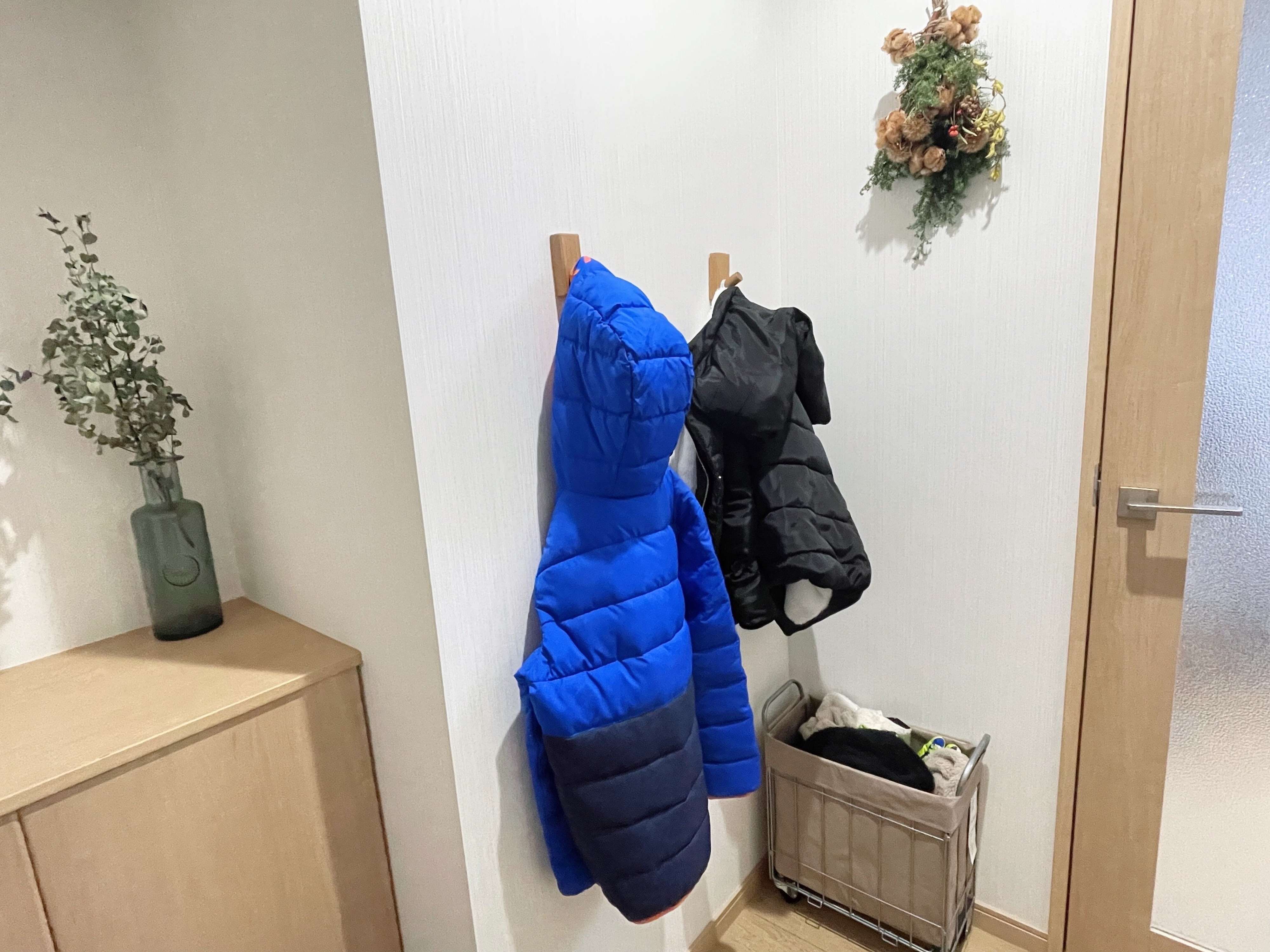 2.厚着をすること・させること