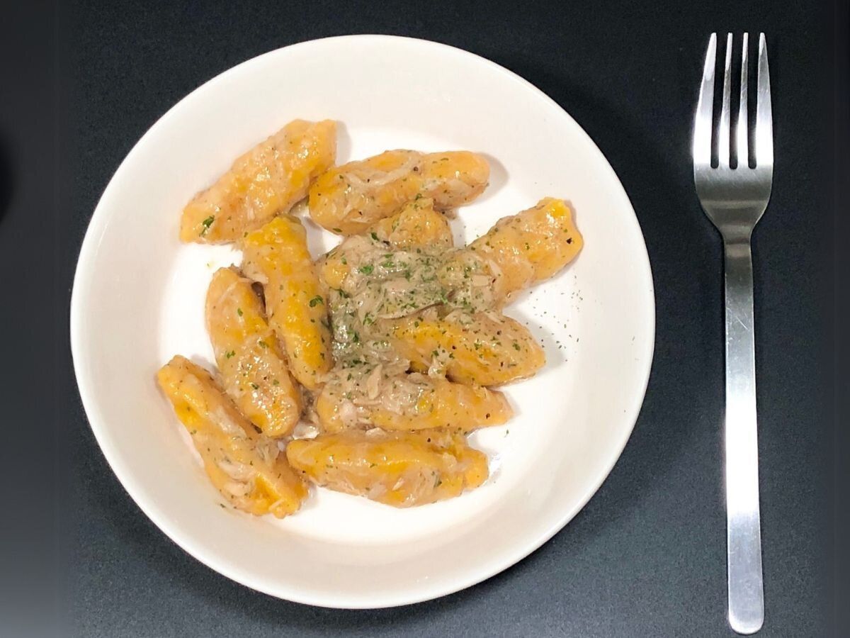 カボチャのニョッキ