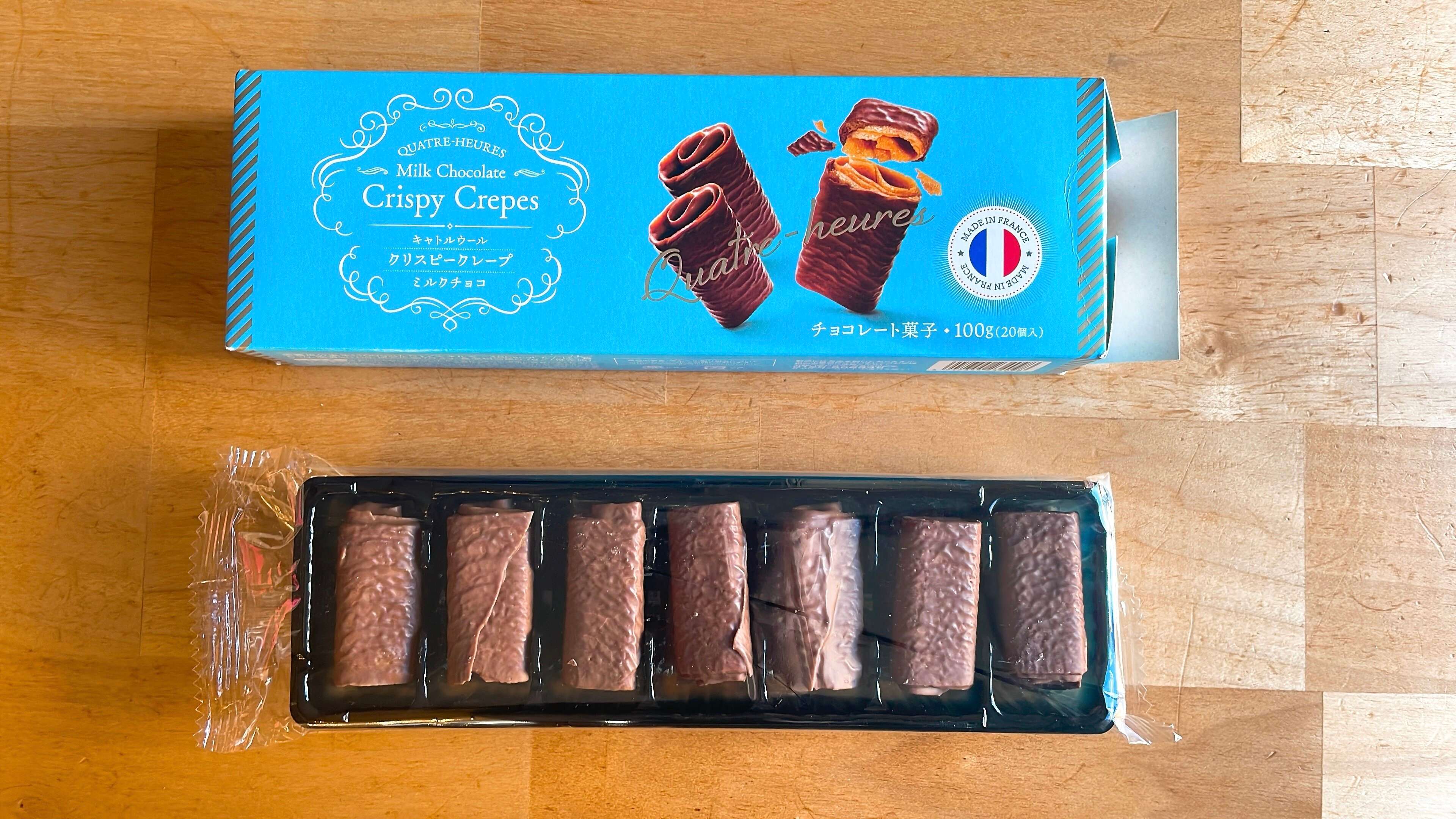 キャトルウール　クリスピークレープ　ミルクチョコ