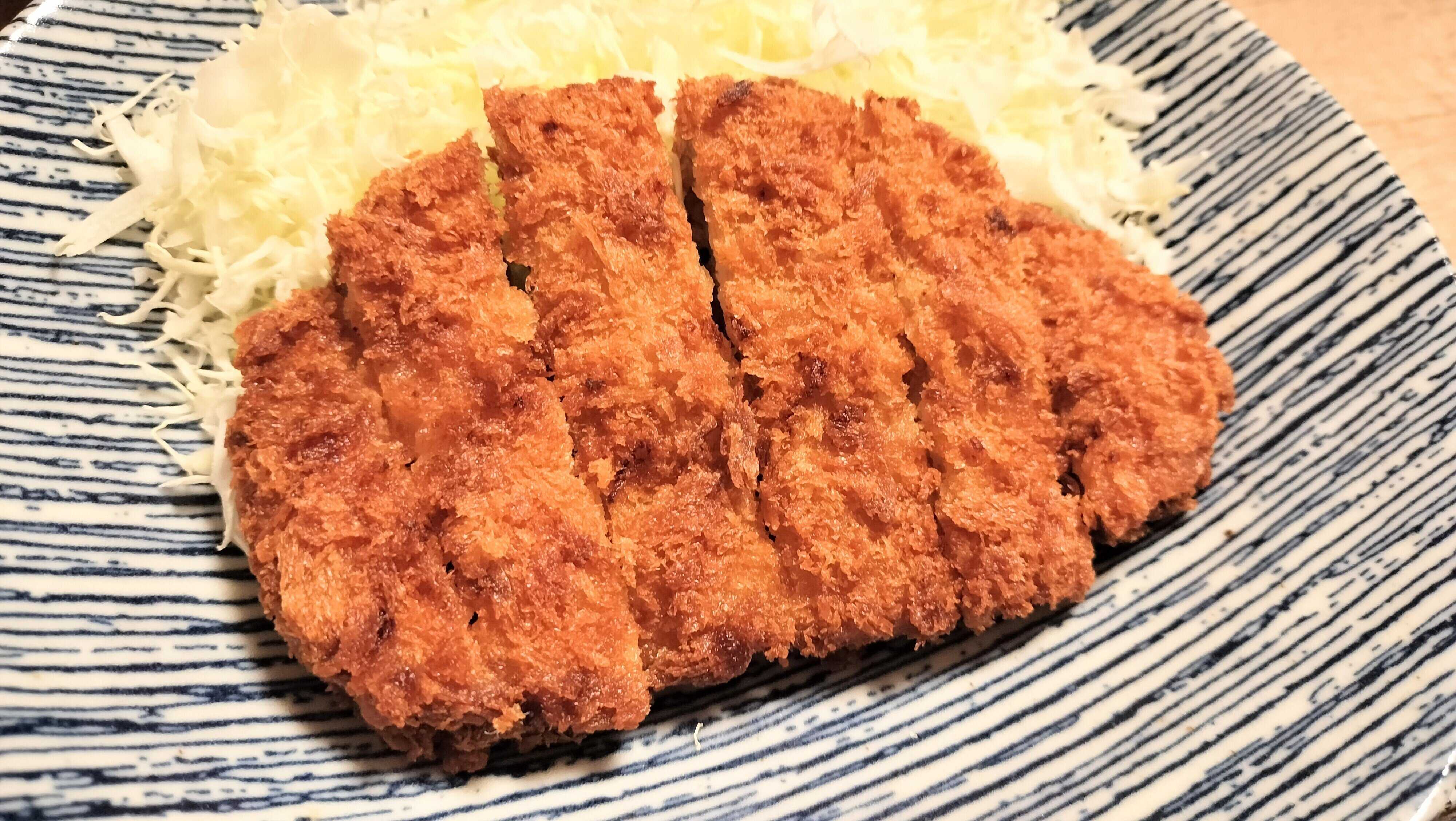 特大カツの出来上がり