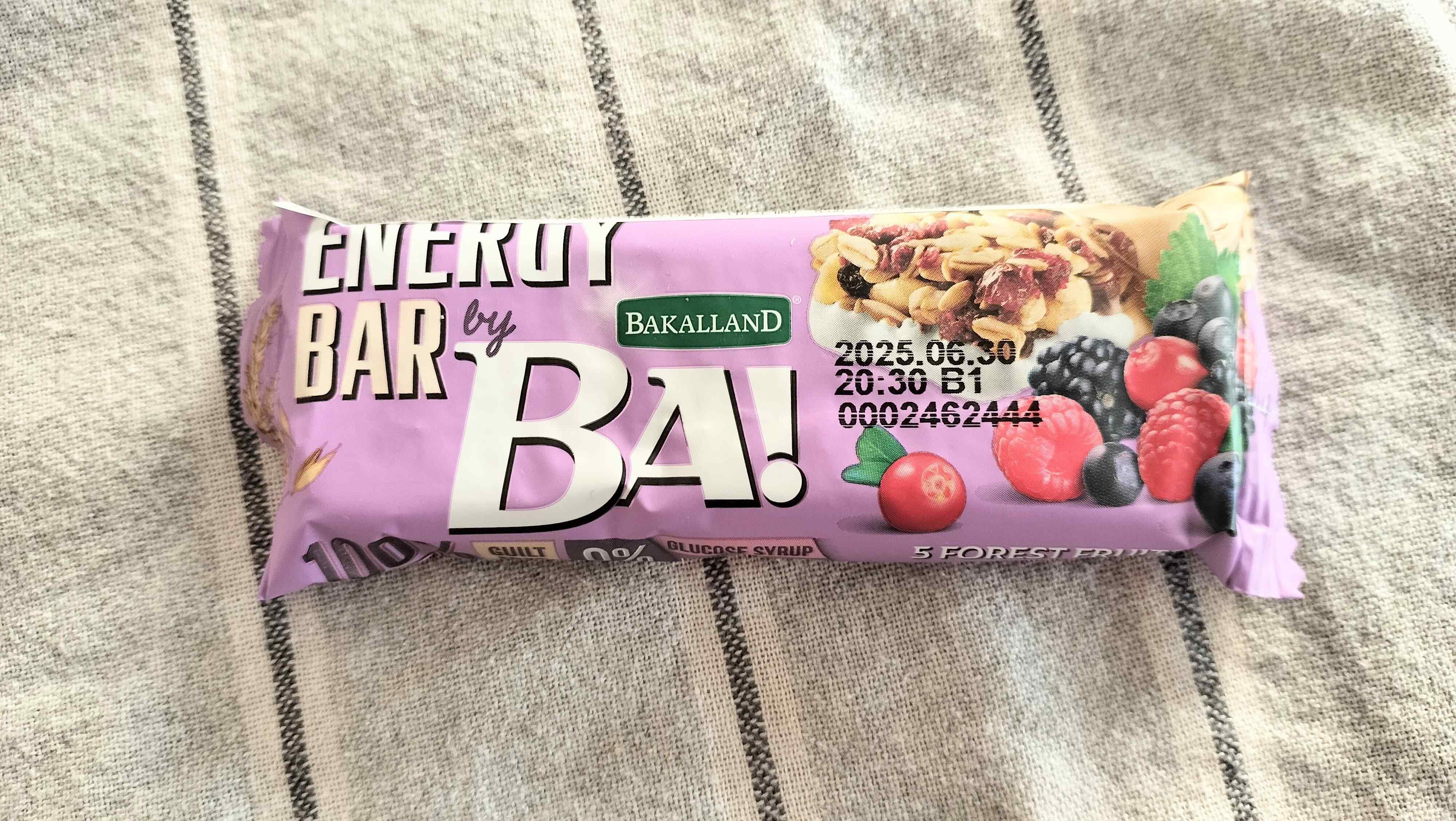 シリアルバー5種のフォレストベリー