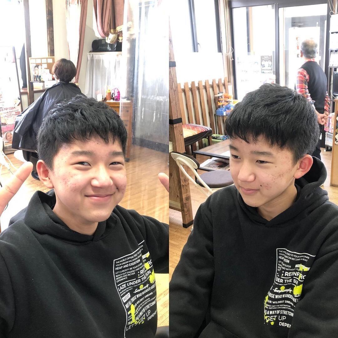 中学生の男の子に似合う流行のヘアスタイル  中学生の男の子に似合う流行のヘアスタイル