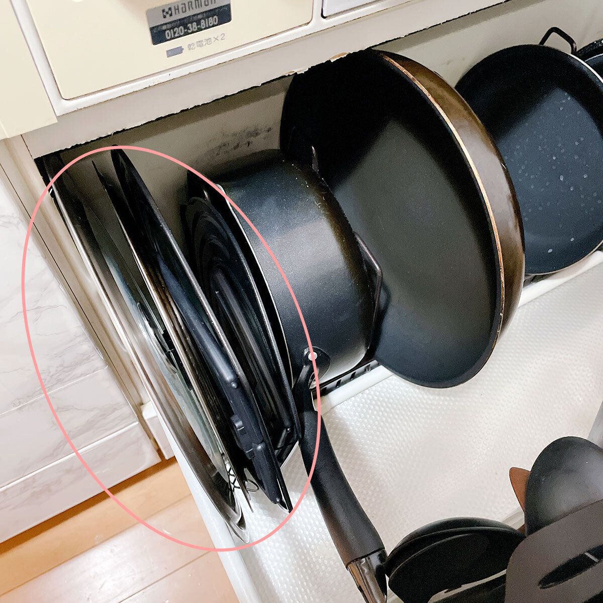 収納も省スペースに