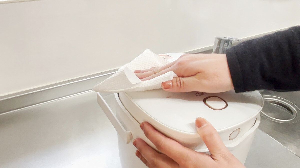 炊飯器をお手入れ