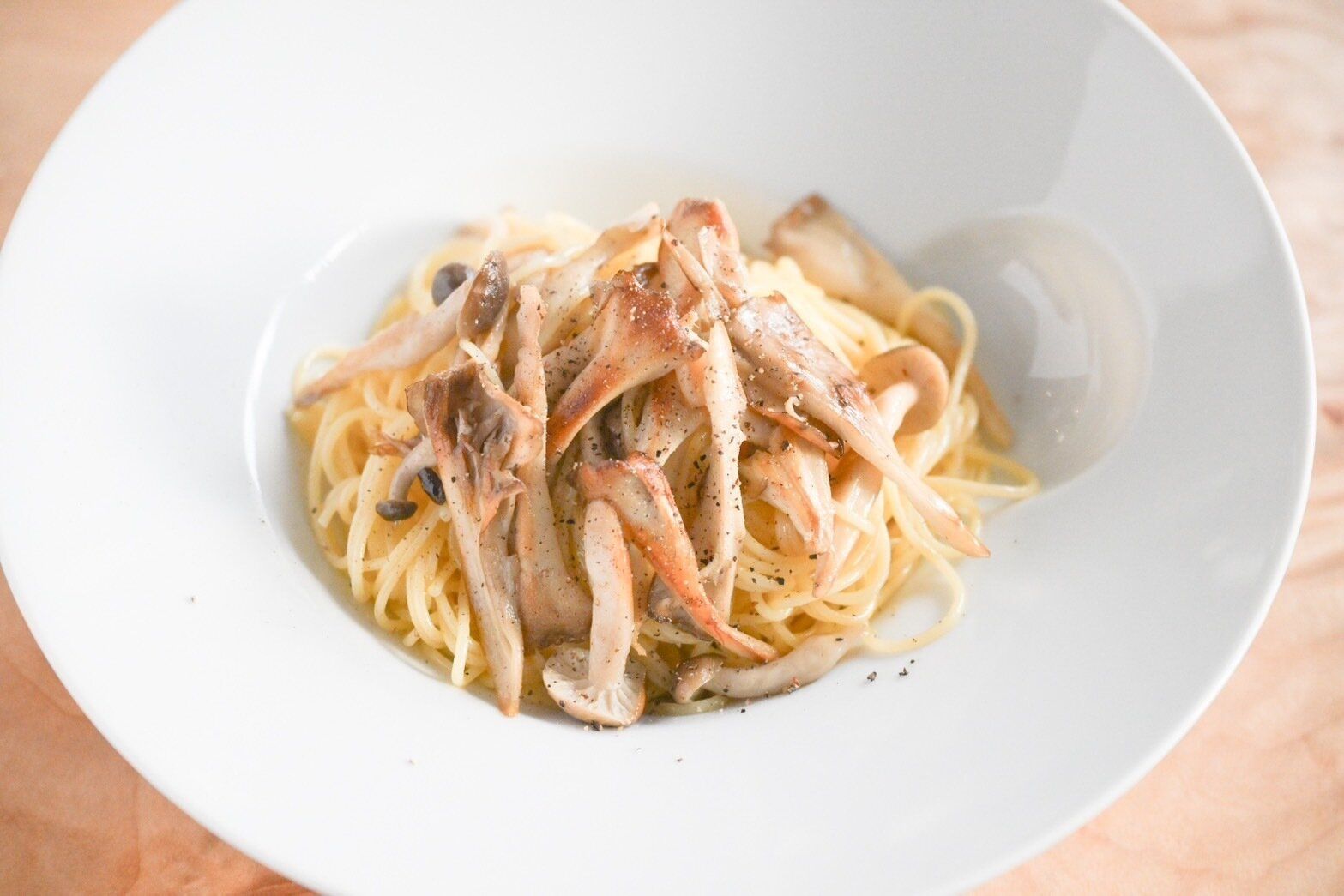 きのこのパスタ