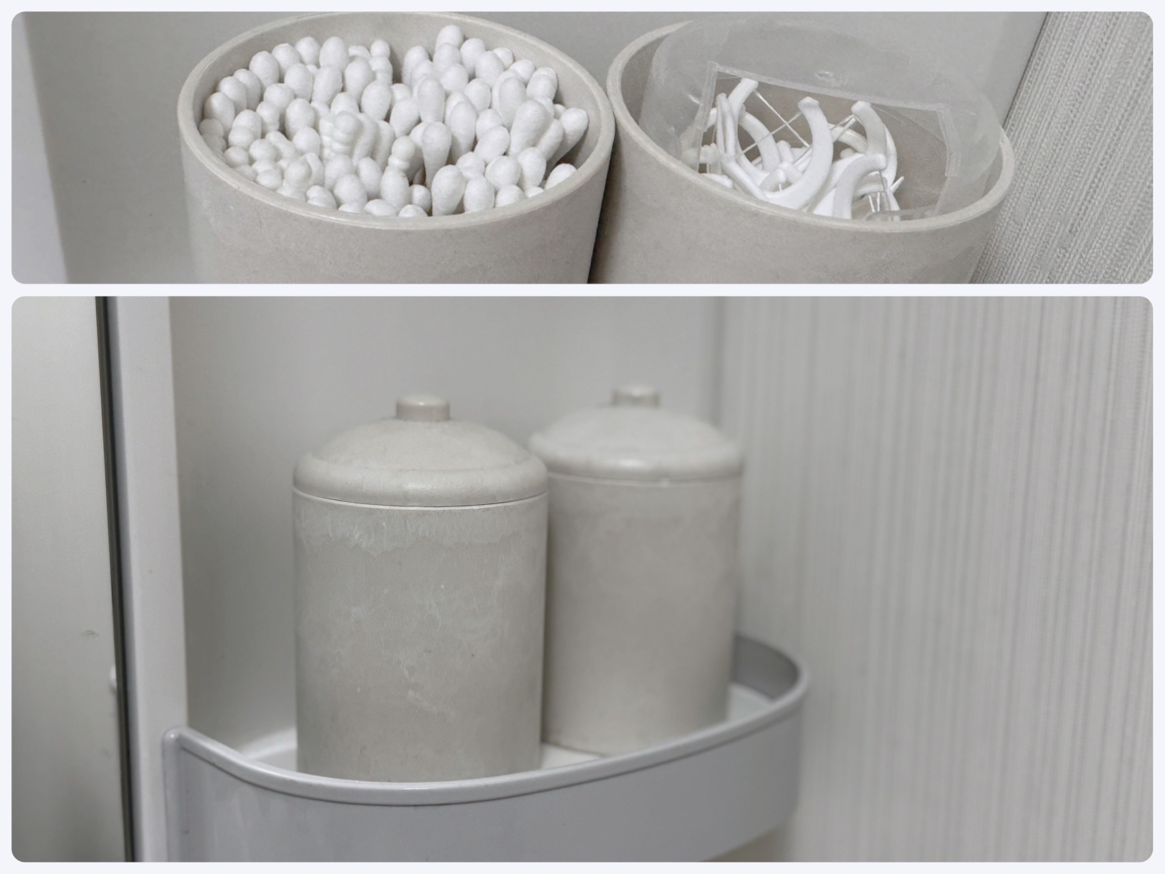 3.生活感のある小物はセリア収納で隠すべし!