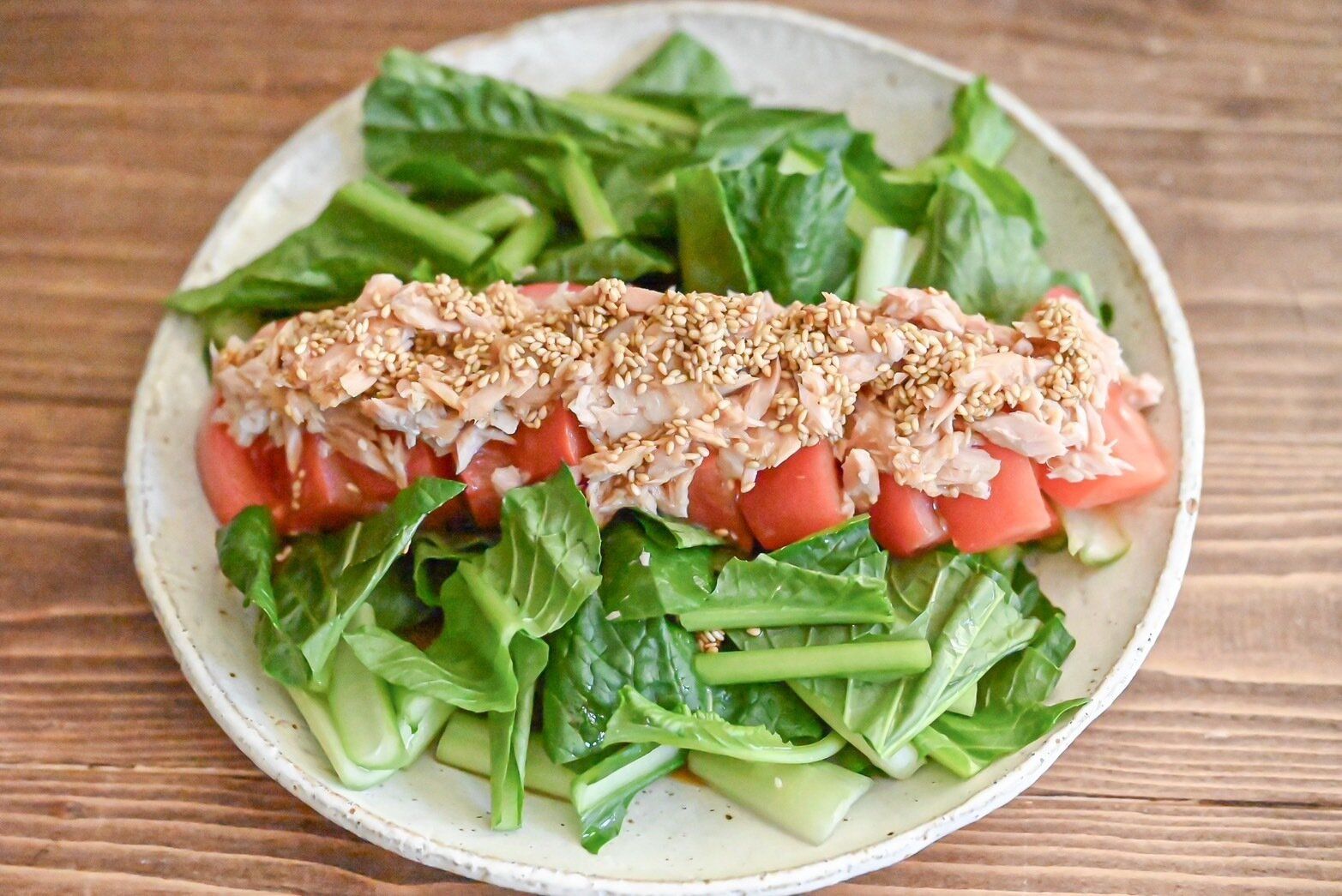 小松菜のサラダ