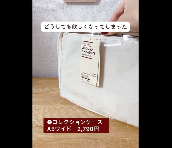 【無印良品】どうしても欲しくなった!コレクションケース
