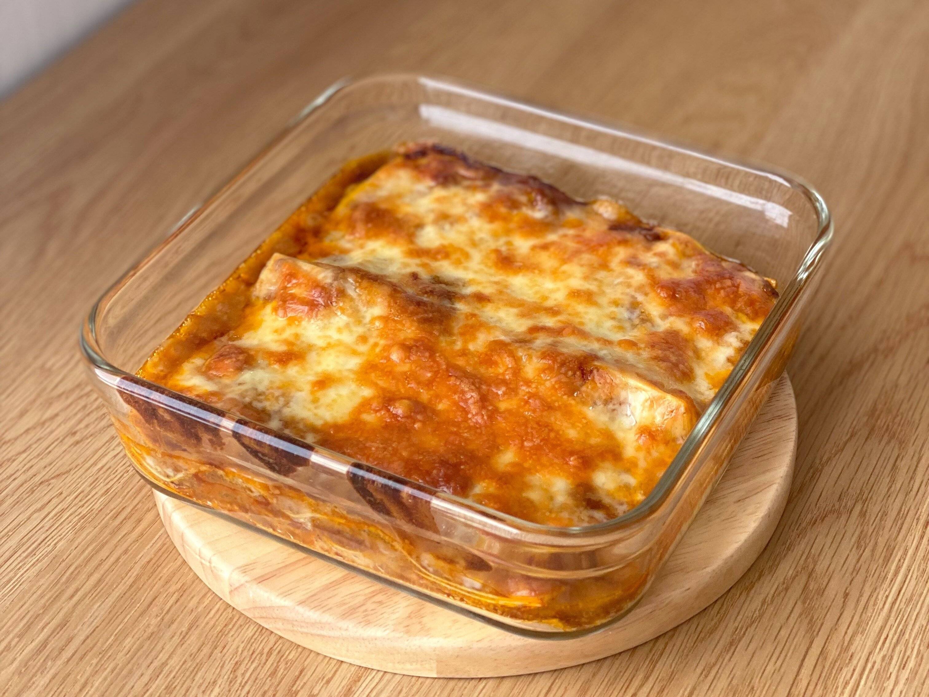 ラザニアキットで作るラザニア