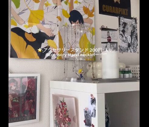 【ダイソー】オタク女子おすすめ!アクセサリースタンド