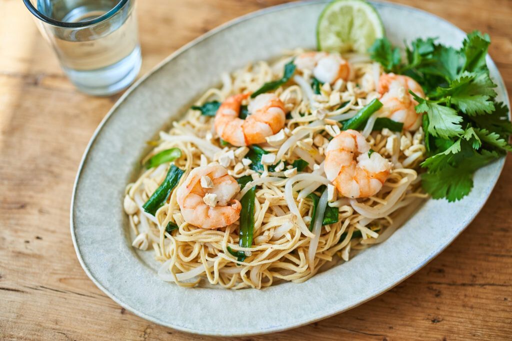 豆腐干のエスニック塩焼きそば