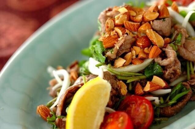 ベトナム風牛肉とクレソンのサラダ