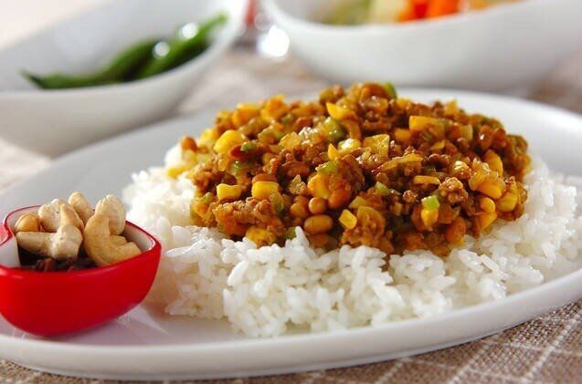 納豆入りドライカレー