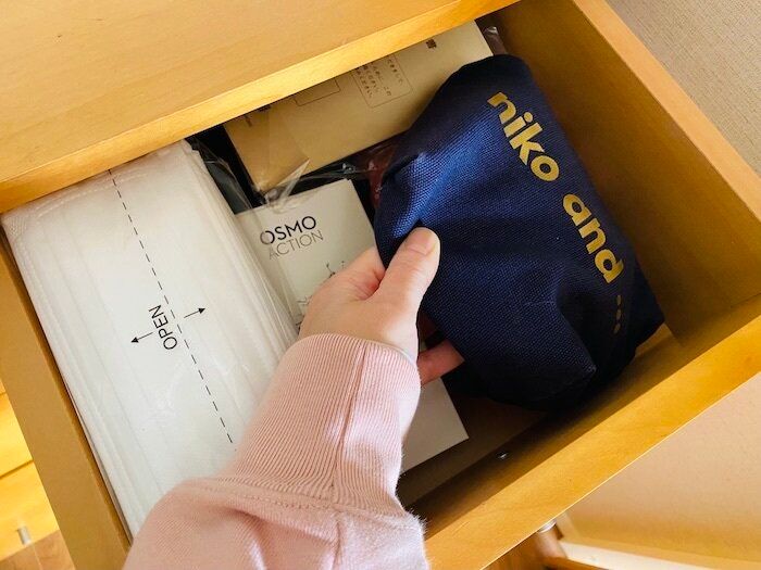 引き出しの片付け