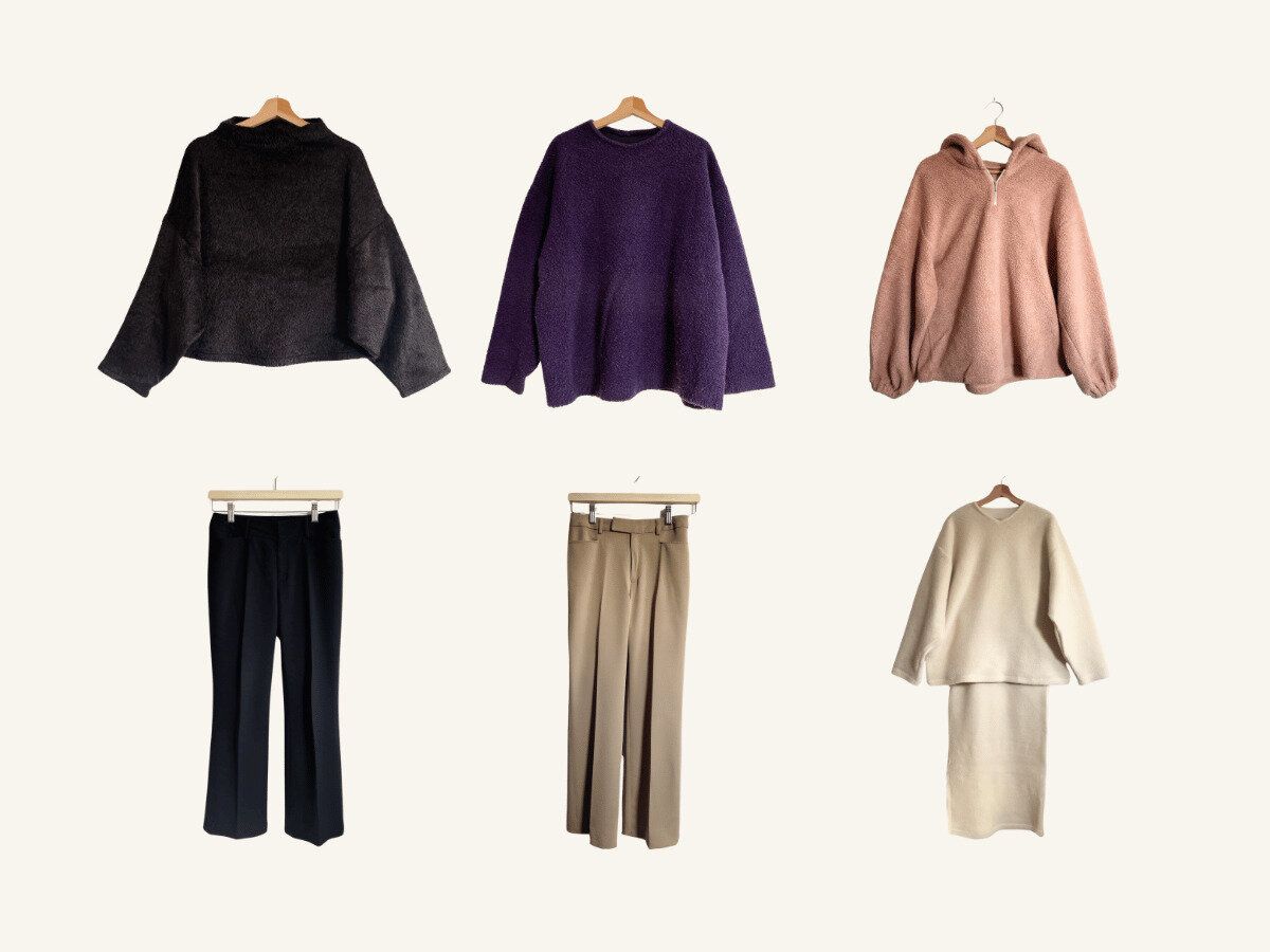 ミニマリストの冬服一覧