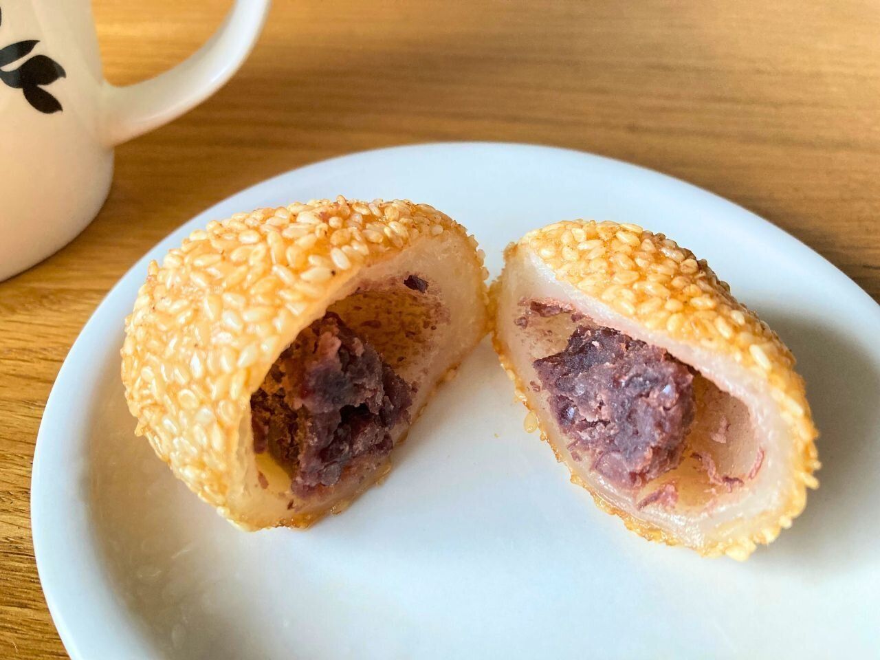 中のあんこも解凍されています
