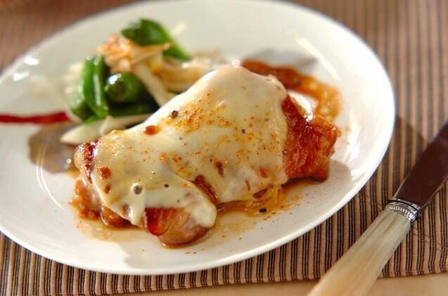 やわらかチキンのチーズ照焼き