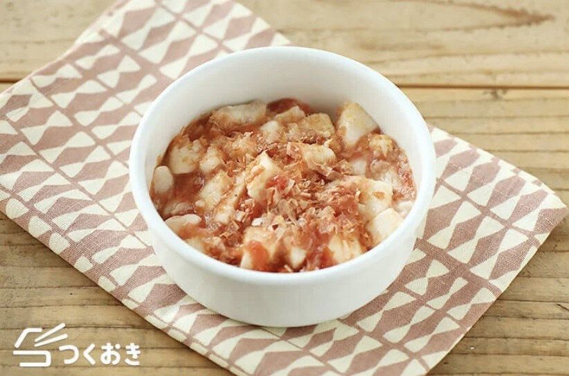 長芋の梅おかか甘酢和え