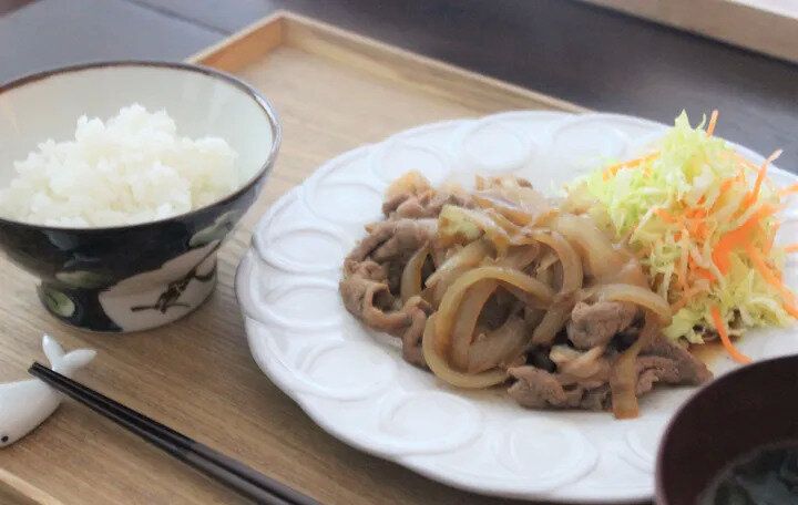 あっさりおいしい豚の生姜焼き