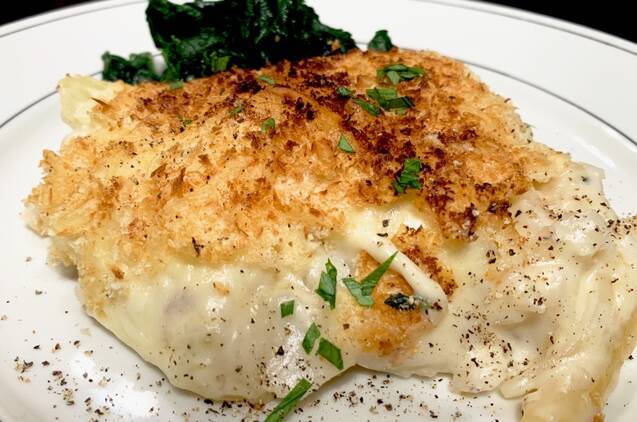 ブランダード風マカロニグラタン