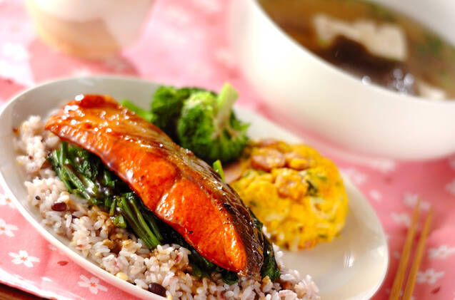鮭の照り焼き