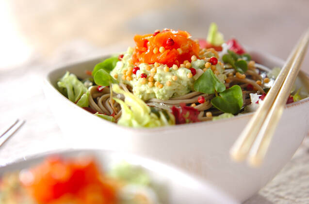 おそばのサラダ