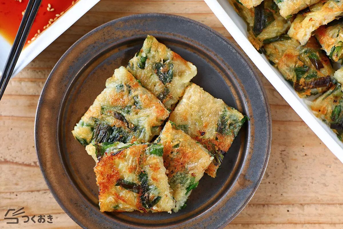 じゃがいもとニラのチヂミ