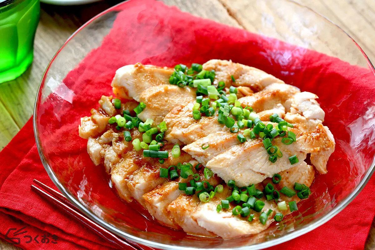 レンジでやわらか ピリ辛蒸し鶏