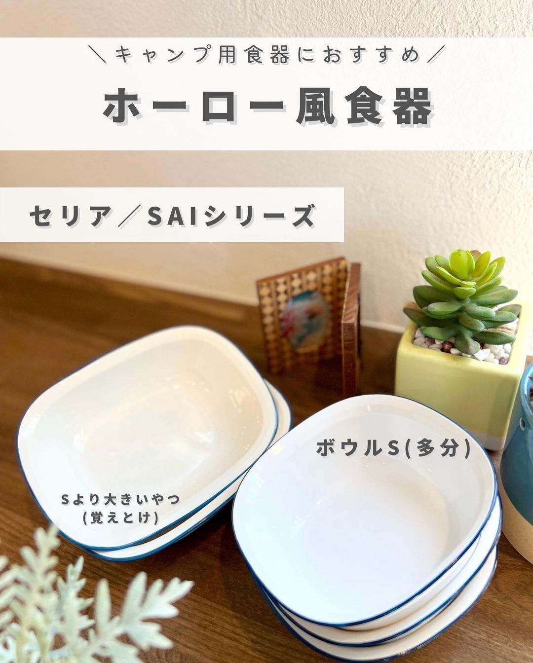 【セリア】本当に使いやすい！セリアのホーロー風食器