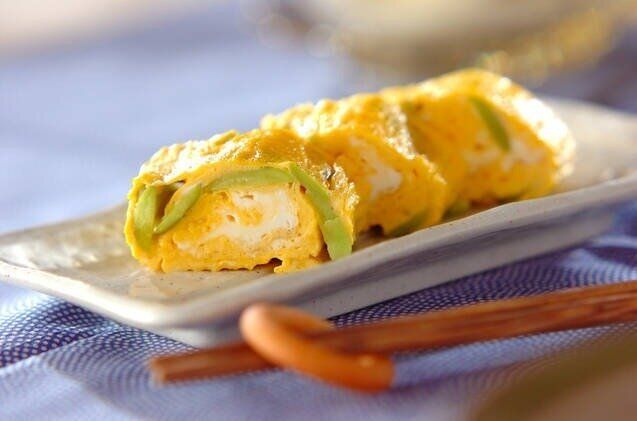 ソラ豆入り卵焼き