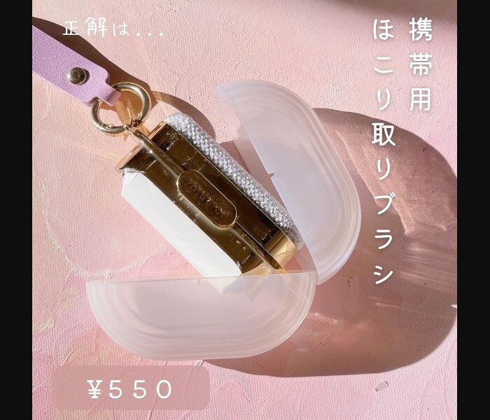 【3COINS】もう手放せない!携帯用洋服ブラシ