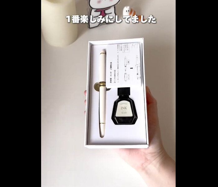 【3COINS】1番楽しみにしてた!万年筆&インクセット