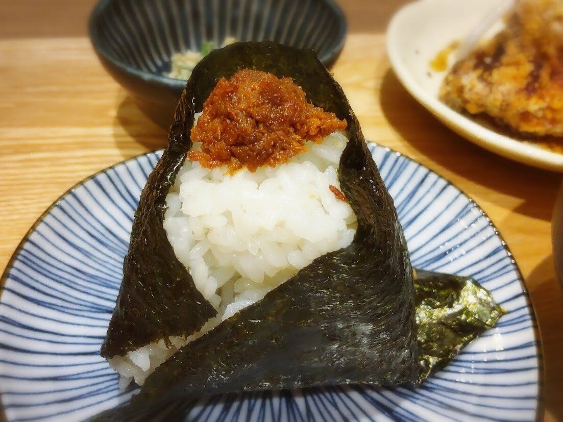 福井産鯖へしこおむすび