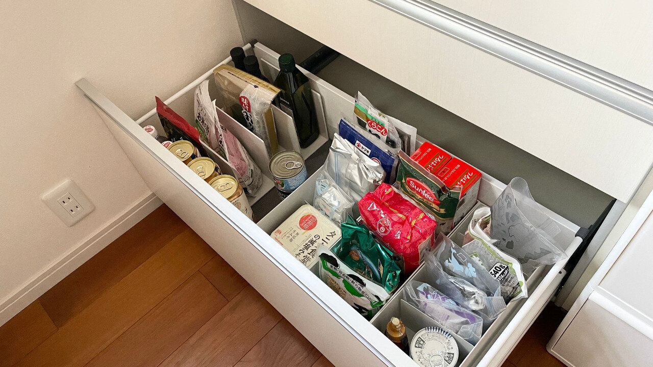 中身が見える収納