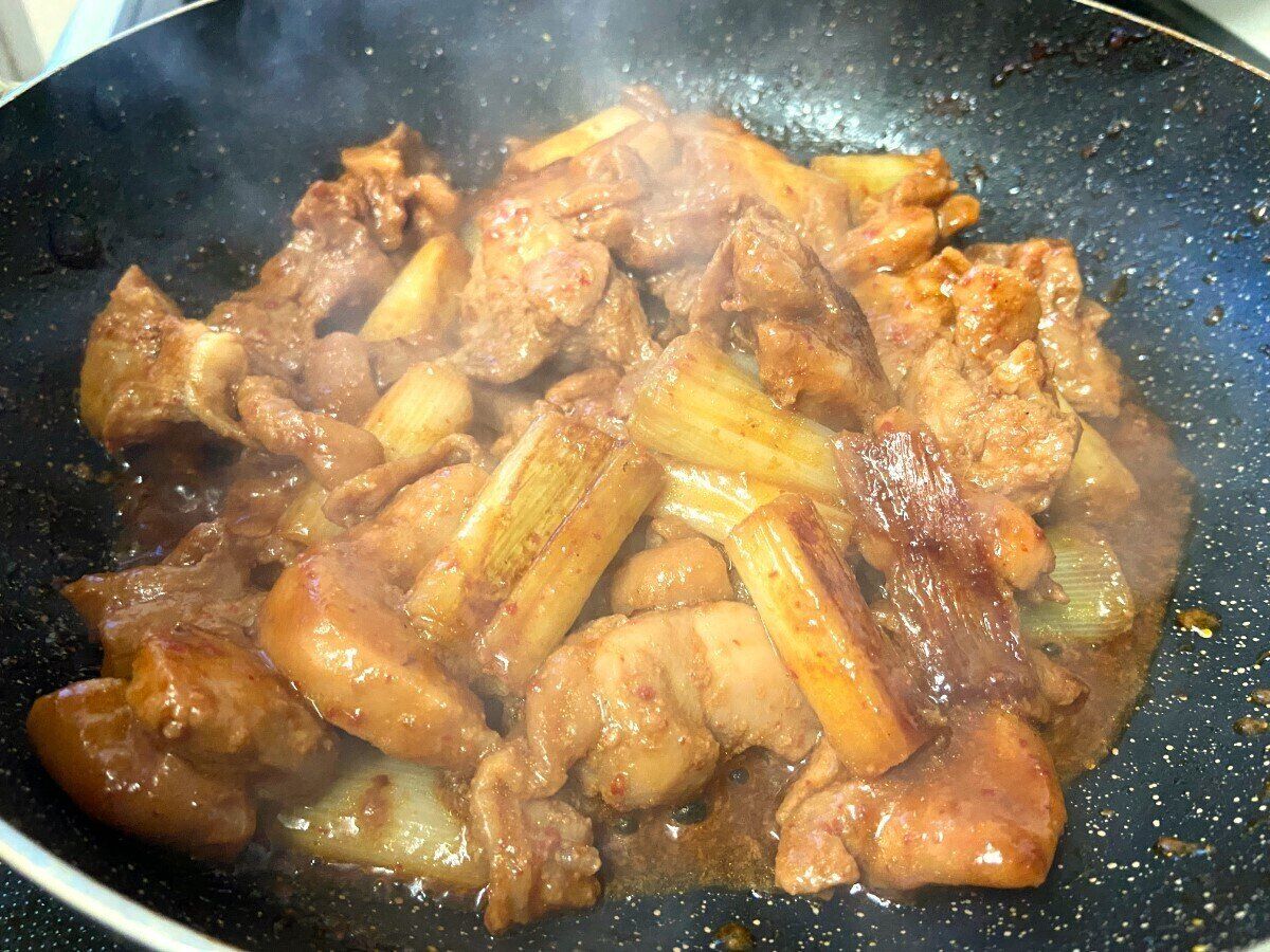 しっかり炒める