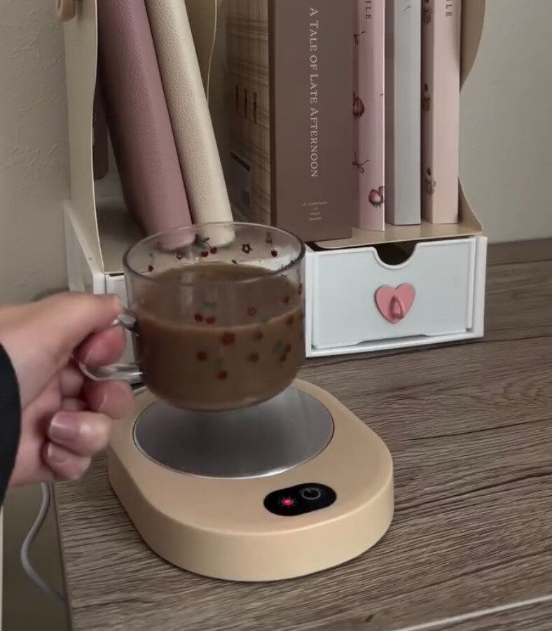 飲み物の温かさをキープ！「カップウォーマー」