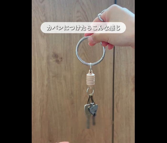 【セリア】カギ迷子、卒業!マグネットリリーサー