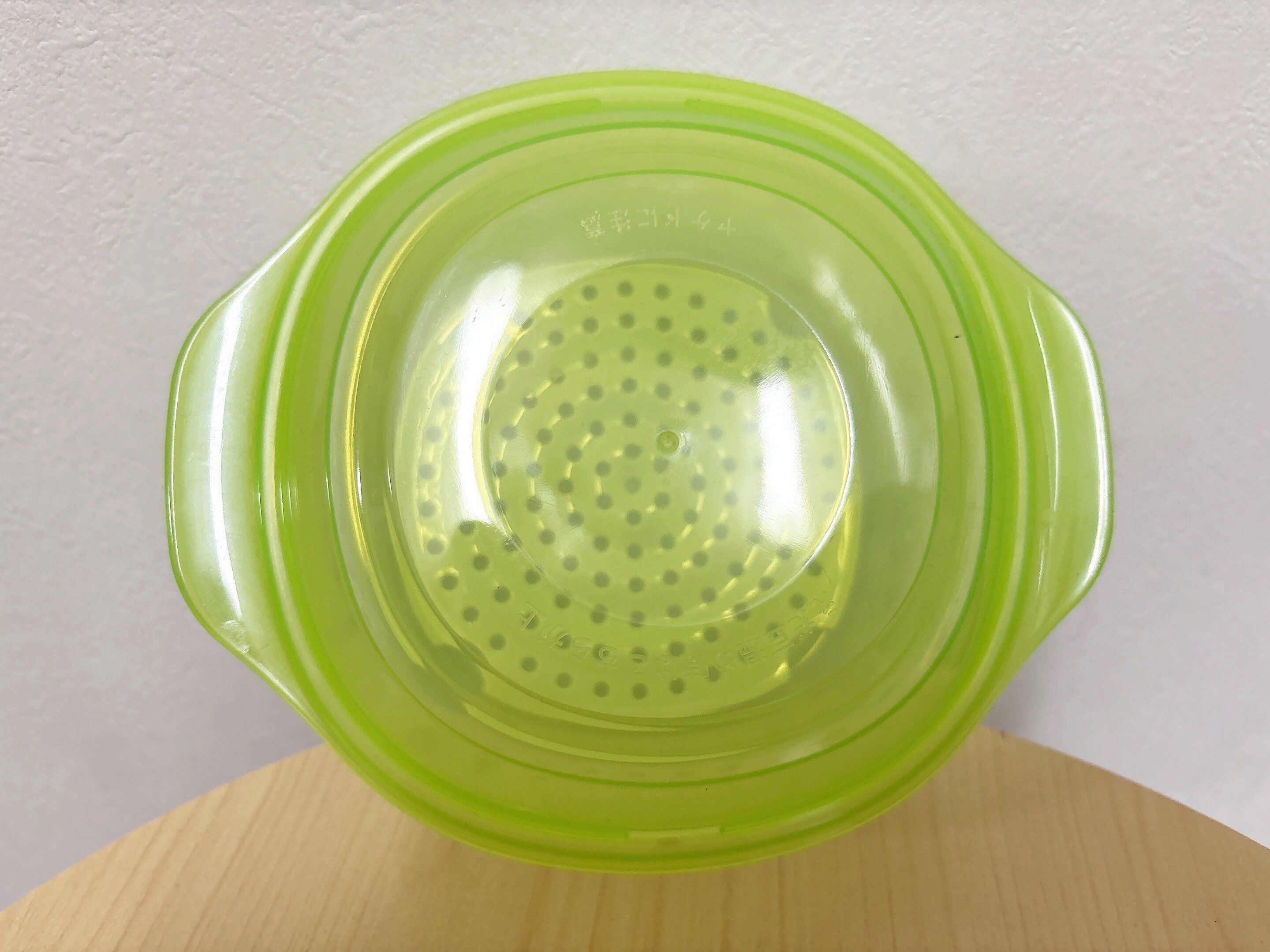 ダイソー使い分けレンジ容器肉まん＆枝豆