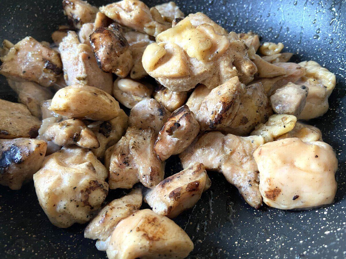 フライパンでじっくり焼く